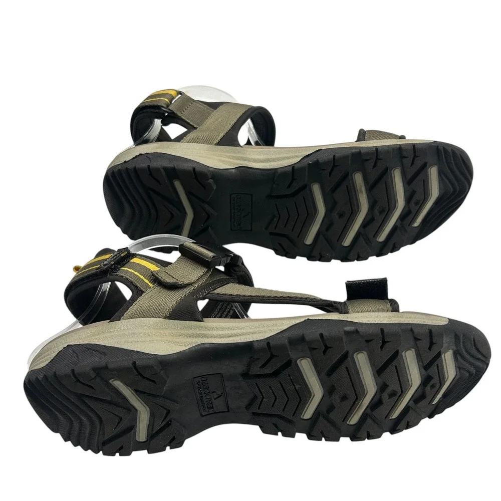 Ozark Trail Sport Sandals‎ Men's 11 Green Adjustable Outdoor Hiking Utility